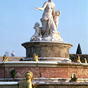 The Fountain of Latona with central figure of Latona, 1667-70 (marble and lead)