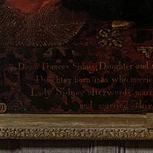 Frances Walsingham, wife of Sir Philip Sidney, c. 1570-1632 (oil on canvas)