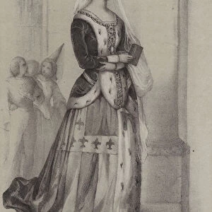 Francoise De Bretagne, Duchesse De Bretagne (engraving)