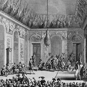French Revolution: Hearing of the Executive Board, Political Regime Charged with