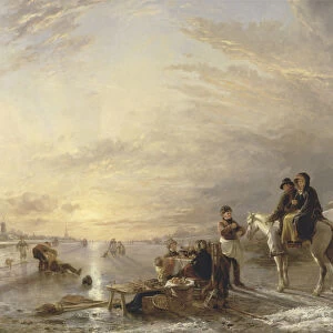 Frost Scene, 1827 (oil on canvas)
