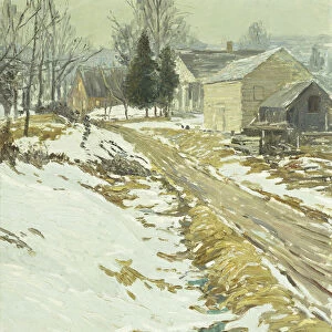 Frosty Morning, (oil on canvas)