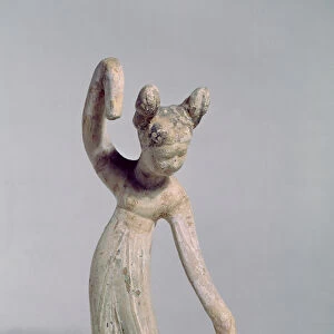 Funerary statue of a dancer, Tang Dynasty (618-907) (stone)