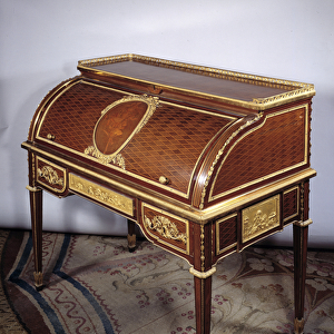 Furniture Louis XVI: office a cylinder of the Queen of France Marie Antoinette