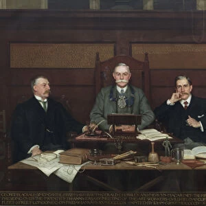 G. Blackall-Simonds (First Master), with Gerald Horsley and Mervyn Macartney