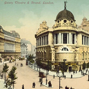 The Gaiety Theatre and Strand, London (colour photo)