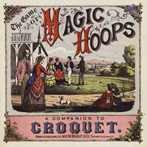 The Game Of Magic Hoops (chromolitho)