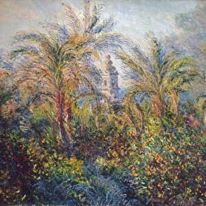 Garden in Bordighera, Impression of Morning, 1884 (oil on canvas)