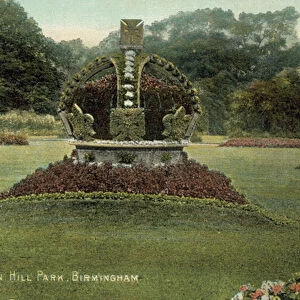 Garden Crown, Canon Hill Park, Birmingham (coloured photo)