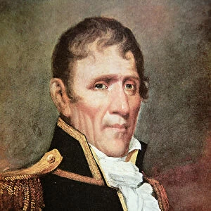 General Andrew Jackson (colour litho)