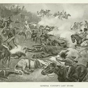 General Custers Last Stand (engraving)