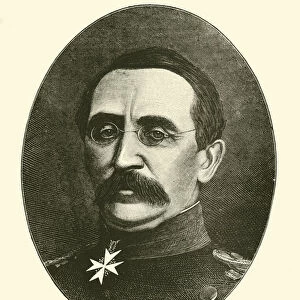 General Von Goeben, October 1870 (engraving)