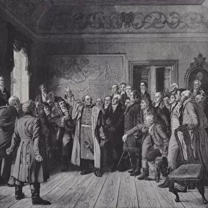 General Yorcks speech to the Estates of East Prussia in Konigsberg, 5 February 1813 (litho)