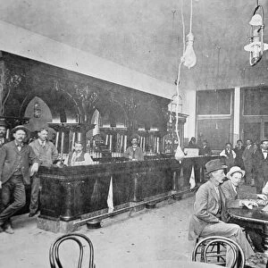 George Lamans saloon in Jerome, Arizona Territory, 1897 (b / w photo)