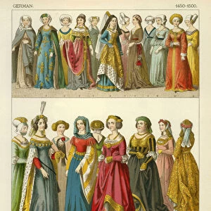 German Costume 1450-1500