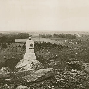Gettysburg Battle field (photogravure)