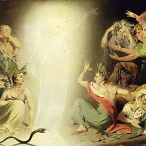 The Ghost of Clytemnestra Awakening the Furies, 1781 (oil on panel)
