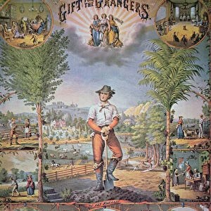 Gift for the Grangers, 1867 (colour litho)