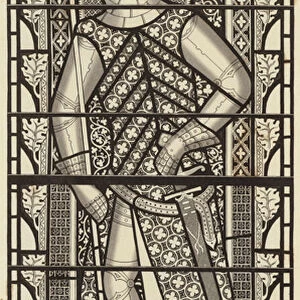 Gilbert de Clare, Earl of Clare, from Tewkesbury Abbey Church, about 1340 (engraving)