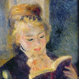 Girl Reading, 1874 (oil on canvas)