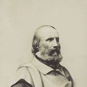 Giuseppe Garibaldi (b / w photo)