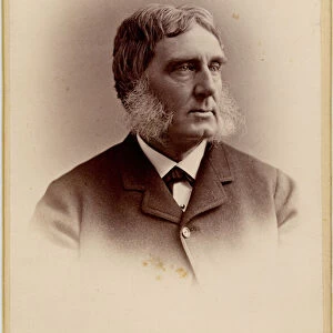 Goerge William Curtis (1824-92), American writer; photo by Pach Brothers
