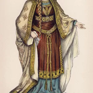 Goneril, from Shakespeares King Lear (colour litho)