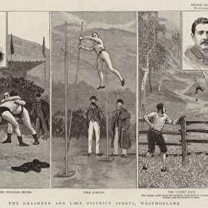 The Grasmere and Lake District Sports, Westmorland (engraving)