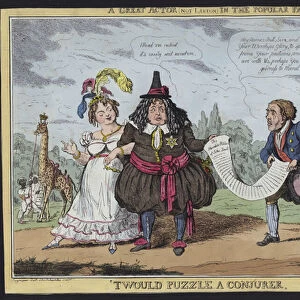 A Great Actor (not Liston) in the Popular Farce of Twould Puzzle a Conjurer (coloured etching)
