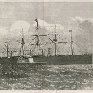 The Great Eastern steamship (engraving)