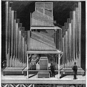 The great organ of Crystal Palace in London