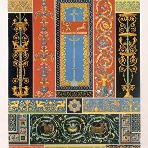 Greco-Roman Style, plate IX from Polychrome Ornament published Paris