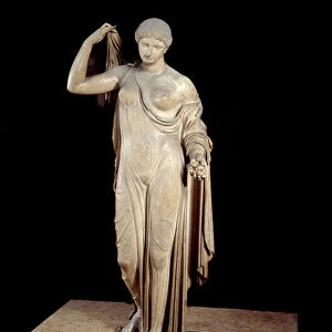 Greek Art: Aphrodite called Venus Genitrix. 2nd century sculpture, marble height: 1