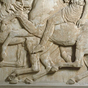 Greek art: "galloping riders "frieze of the Parthenon