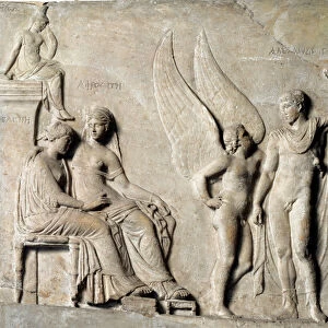 Greek Art: "The Prince of Sparta Paris seduit Helene of Troy
