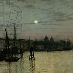 Greenwich, Half Tide, 1884 (oil on canvas)