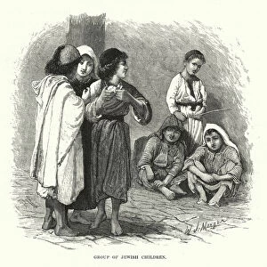 Group of Jewish Children (engraving)