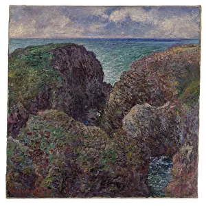 Group of Rocks at Port-Goulphar, 1887 (oil on canvas)
