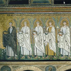 Group of saints and martyrs (mosaic)