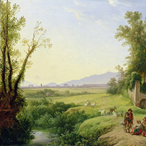 The Grove of Egeria (oil on canvas)