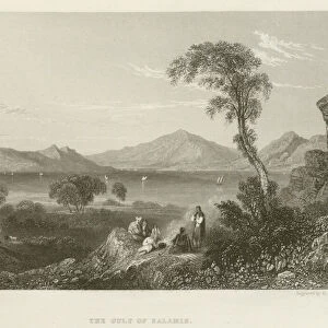 The Gulf of Salamis (engraving)