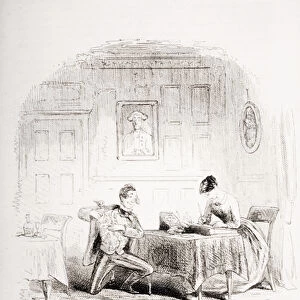In Re Guppy. Extraordinary Proceedings, illustration from Bleak House by Charles Dickens