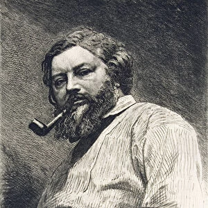 Gustave Courbet, 1882 (etching)