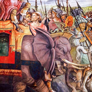 Hannibal and the Punic War (detail), 16th century (fresco)