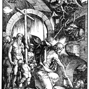 The Harrowing of Hell or Christ in Limbo, from The Large Passion, 1510 (woodcut print)