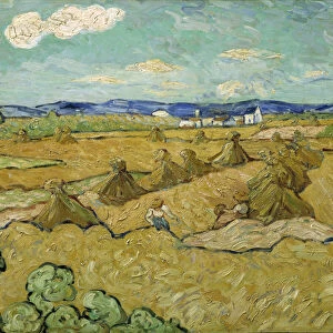 The Haystacks (oil on canvas)