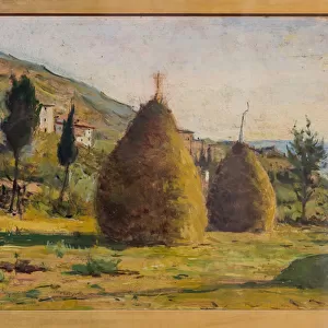 Haystacks in the Sun, c. 1890 (oil on board)