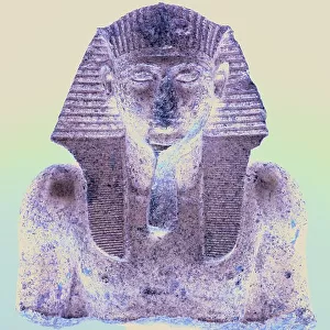 Head and upper torso of Seti I, New Kingdom 1303-1200 B. C. (granite)