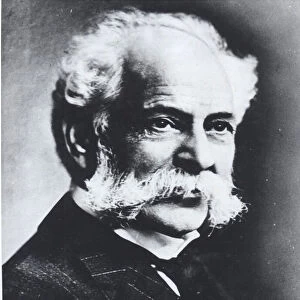 Henry J. Heinz, founder of processed food company, c. 1900 (b / w photo)