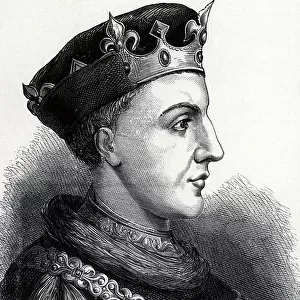 Henry V, King of England, c. 1900 (engraving)
